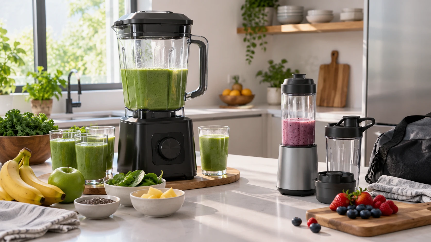 For NuWave Moxie 64-ounce vacuum blender, weigh batch size, containers, cleaning, counter fit, and daily drinks.