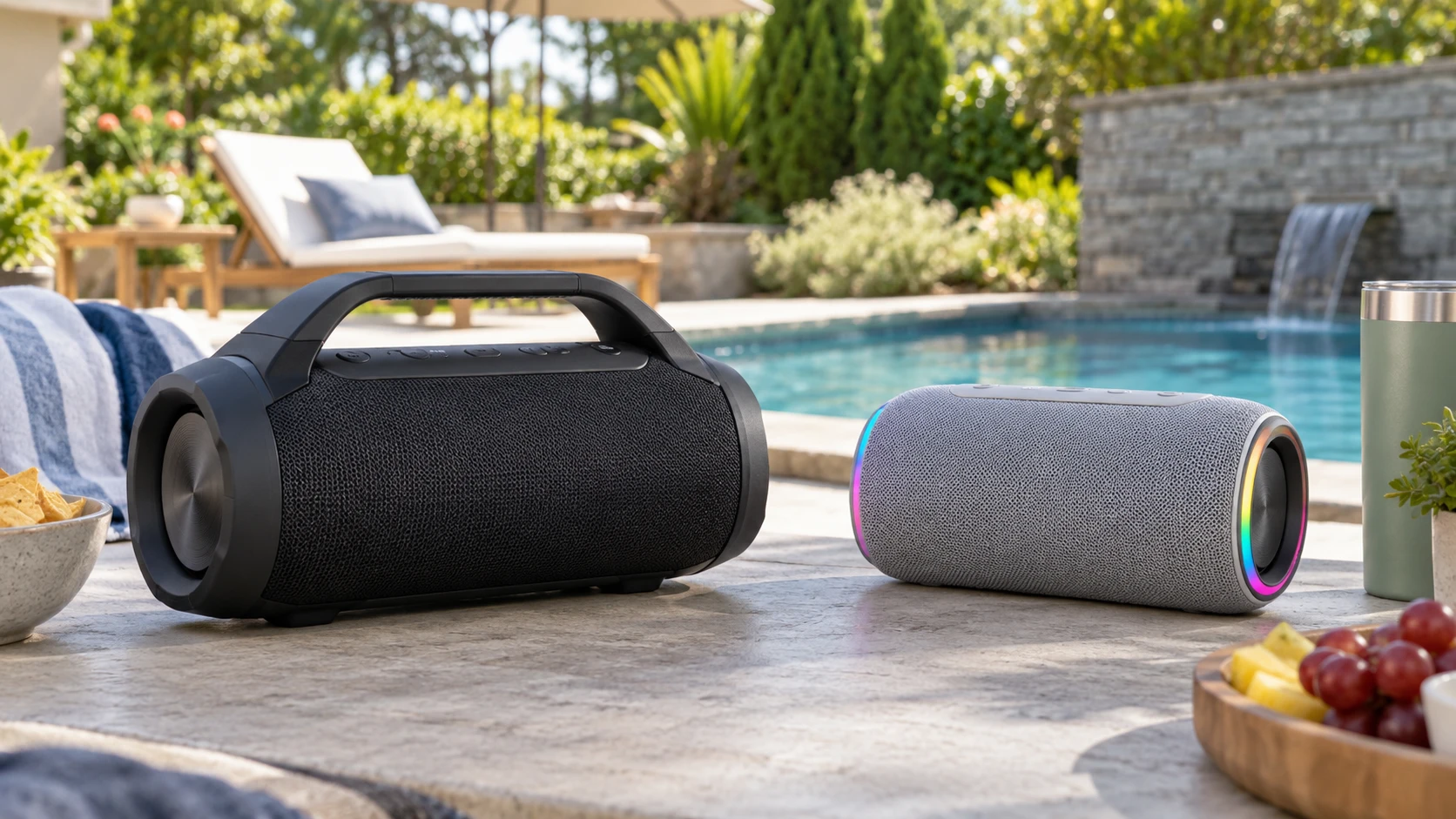 For Monster Blaster 3.0 speaker, consider connections, battery and water-resistance claims, controls, lighting, and outdoor setup.