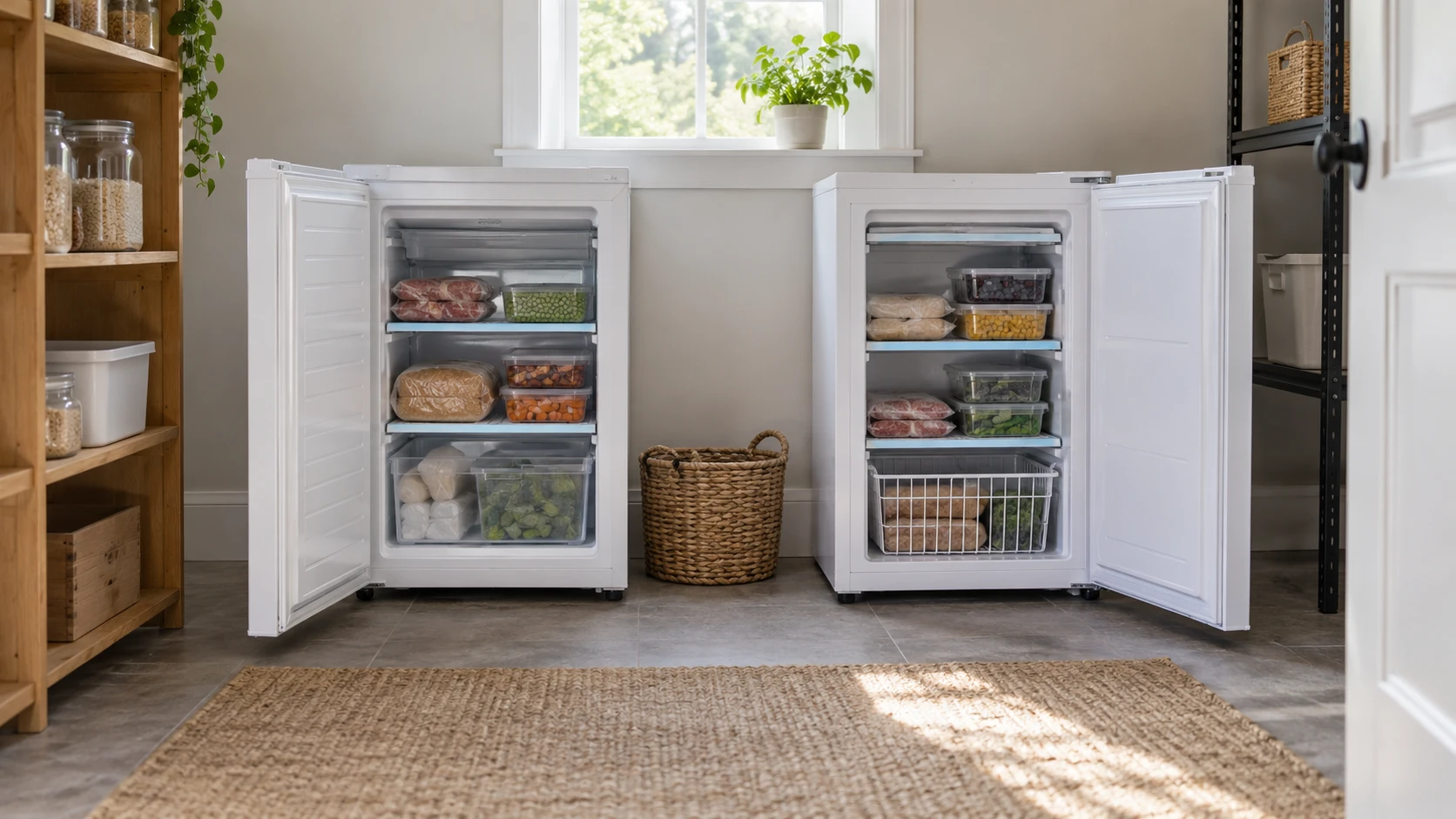 For Garvee 3.0 cu ft upright freezer, consider door swing, controls, shelving, energy claims, noise figures, and saved price.