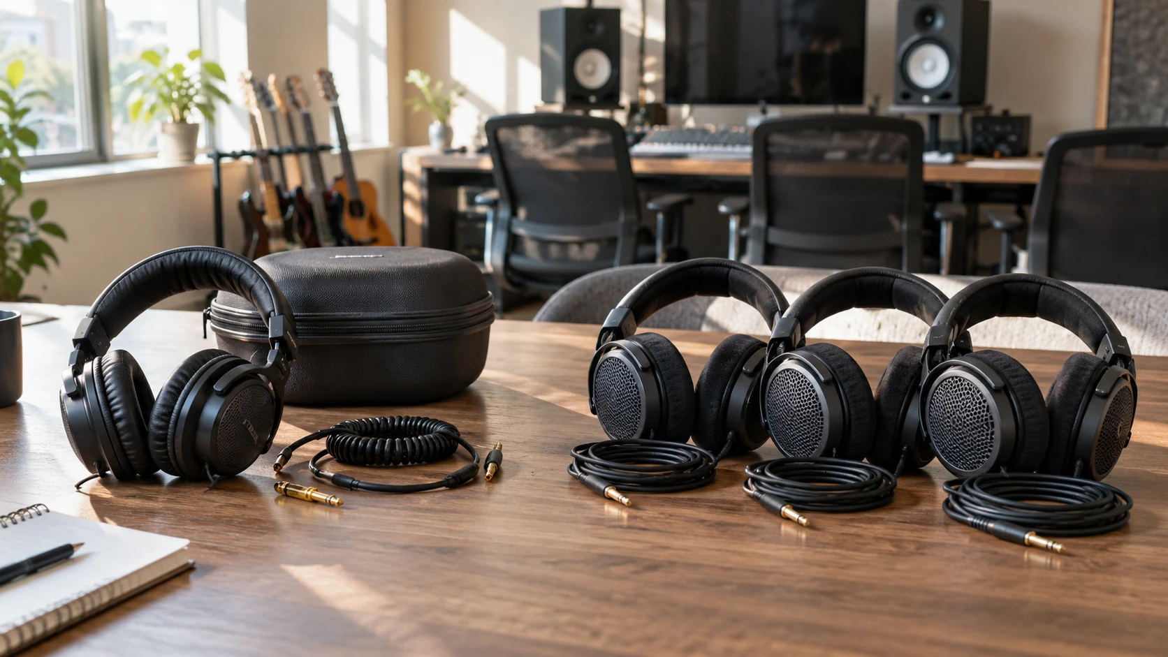 Choosing Audio-Technica ATH-M50x monitoring headphones bundle means weighing one isolated monitoring seat versus several semi-open seats.