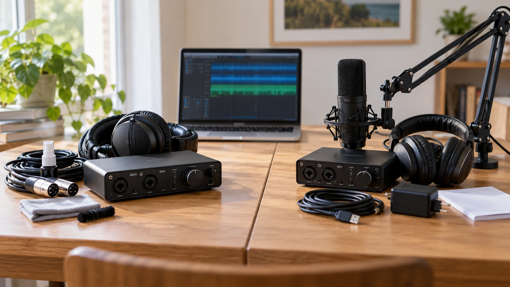 For MOTU M2 audio interface bundle, consider included gear, inputs, outputs, monitoring, loopback, MIDI, and computer compatibility.
