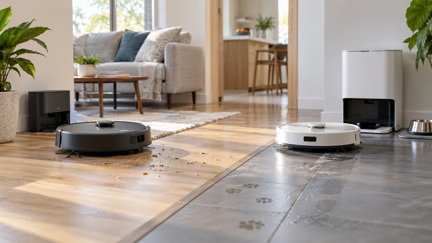 Choosing Dyrabitick N5 robot vacuum means weighing room controls, dust disposal, mopping and floor transitions.