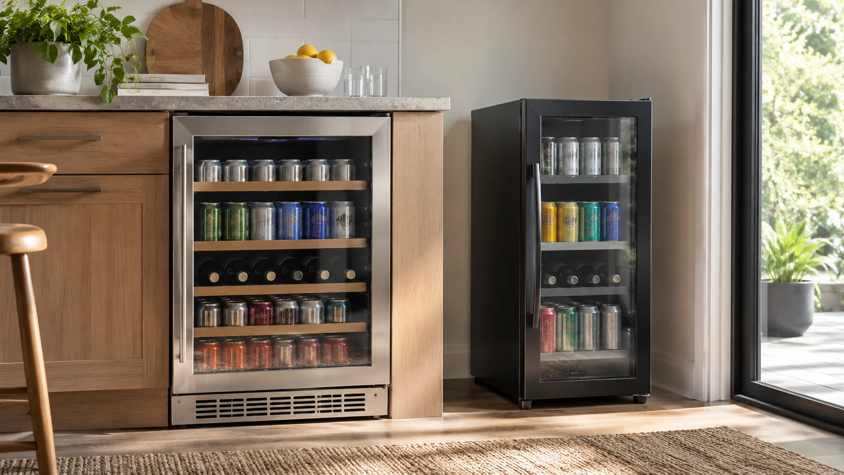 Choosing Ca'Lefort 24-inch beverage cooler means weighing built-in versus freestanding placement, cans, temperature and access.
