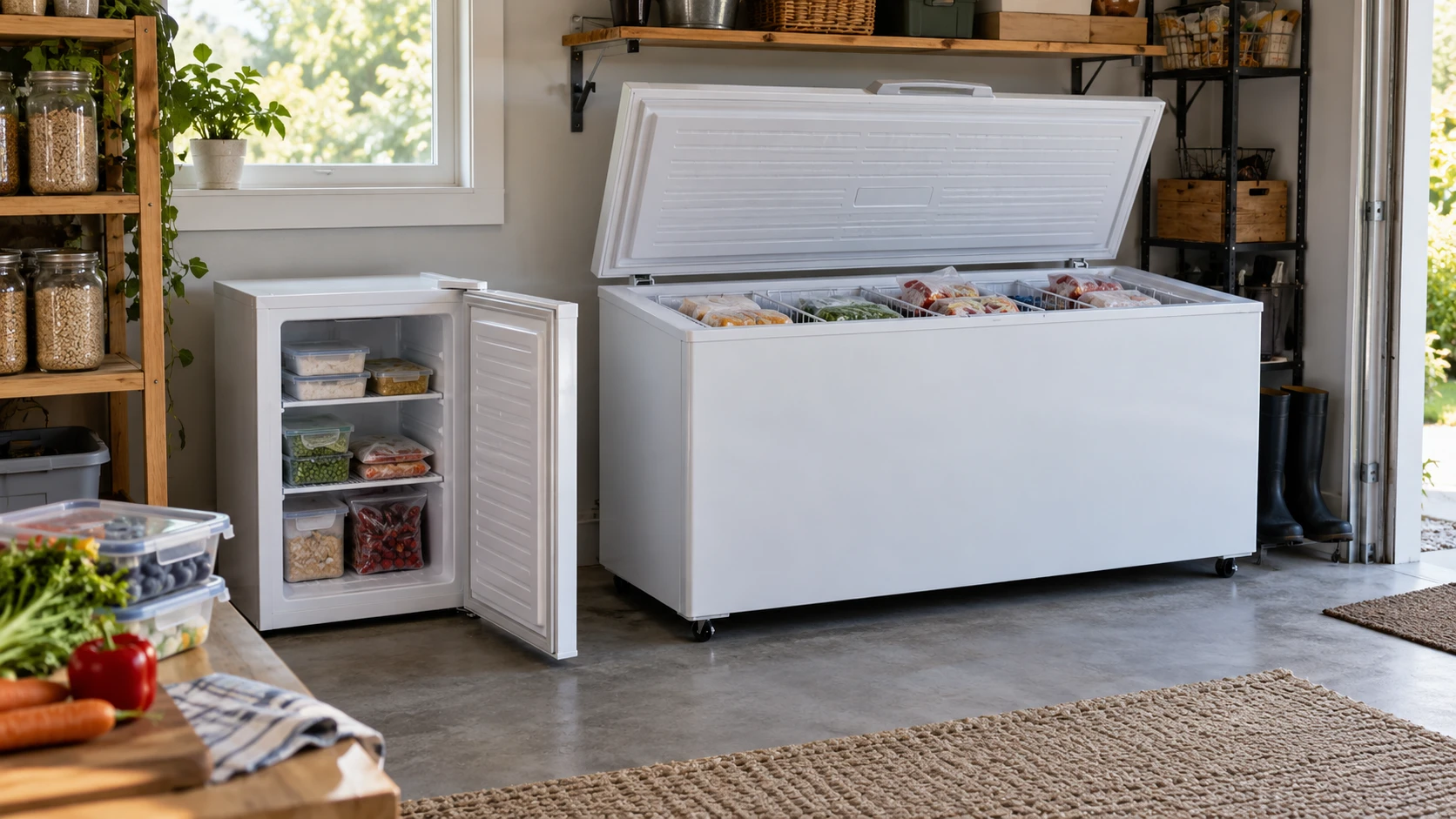 For Giantex 1.1-cu-ft compact upright freezer, consider floor space, loading, controls, noise claims, and placement.