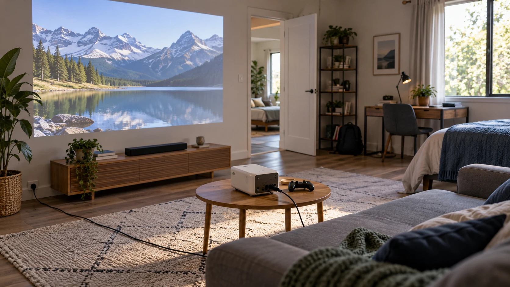 For Prociv HY260Pro smart projector, weigh room placement, app claims, source inputs, focus, audio, and the difference between decoding and displayed resolution.