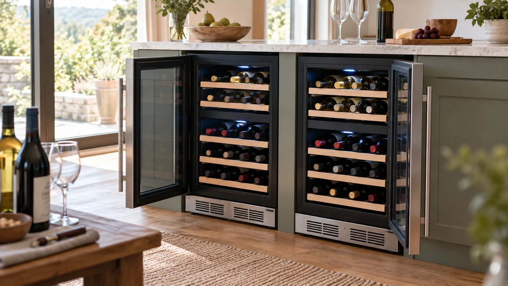 Choosing Ca'Lefort CLF-WD24 wine cooler means weighing bottle capacity, zone controls, shelves, door access and fit.