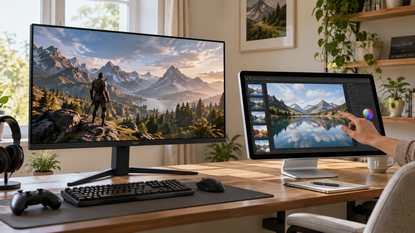 Choosing Acer Nitro XF320QK gaming monitor means weighing gaming refresh versus touch work, plus a disputed resolution claim.