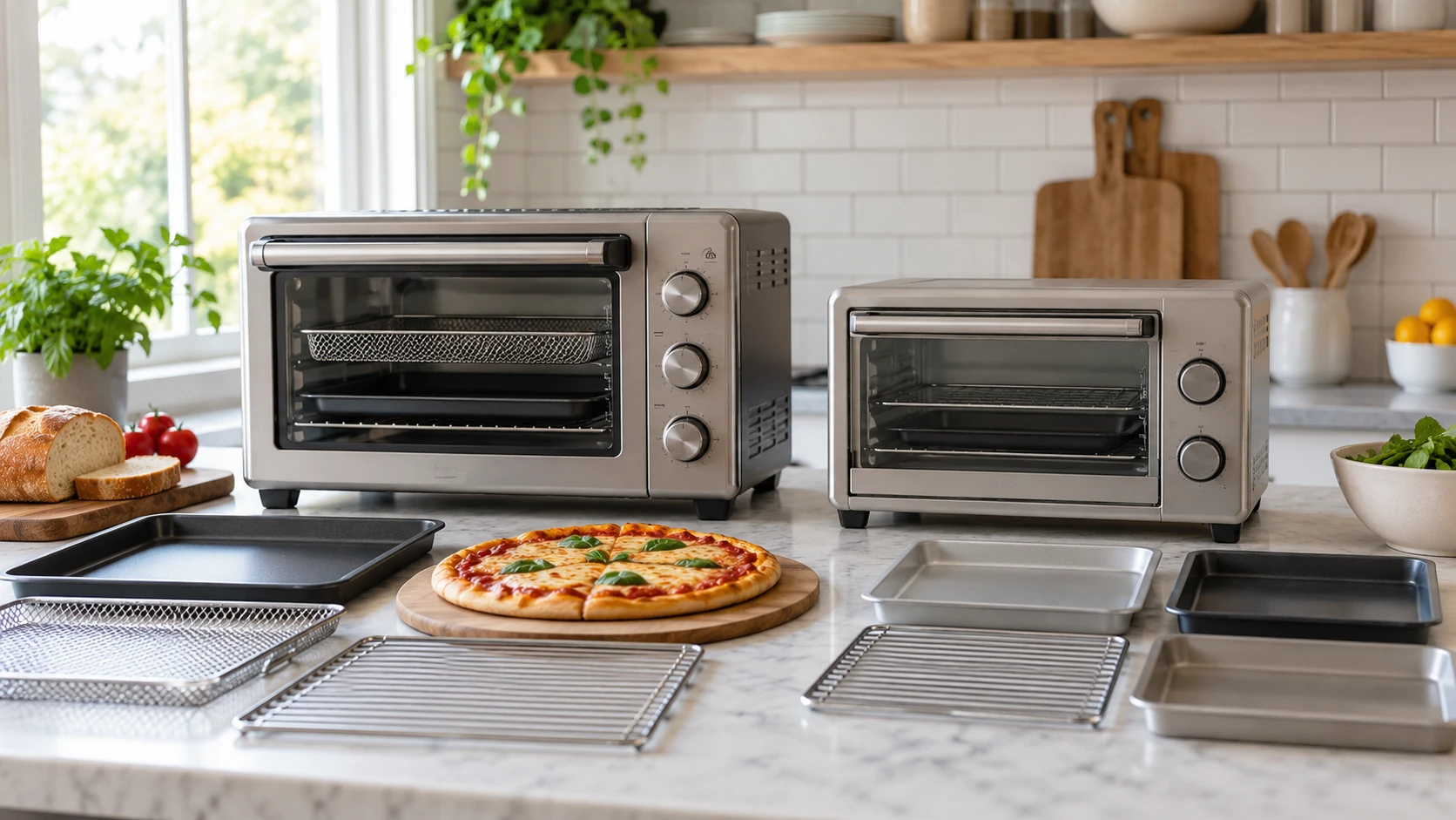 For GreenPan Bistro air fry toaster oven, consider cooking functions, stated capacity, included trays, controls, power, cleanup, and kitchen fit.