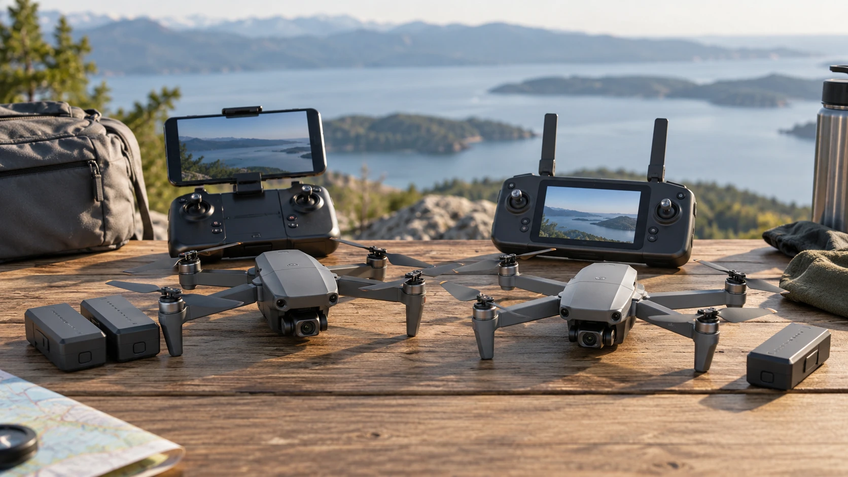 For TZDZRC KF102 GPS drone, weigh controller display, video claims, batteries, range, return-to-home, and conflicting specifications.