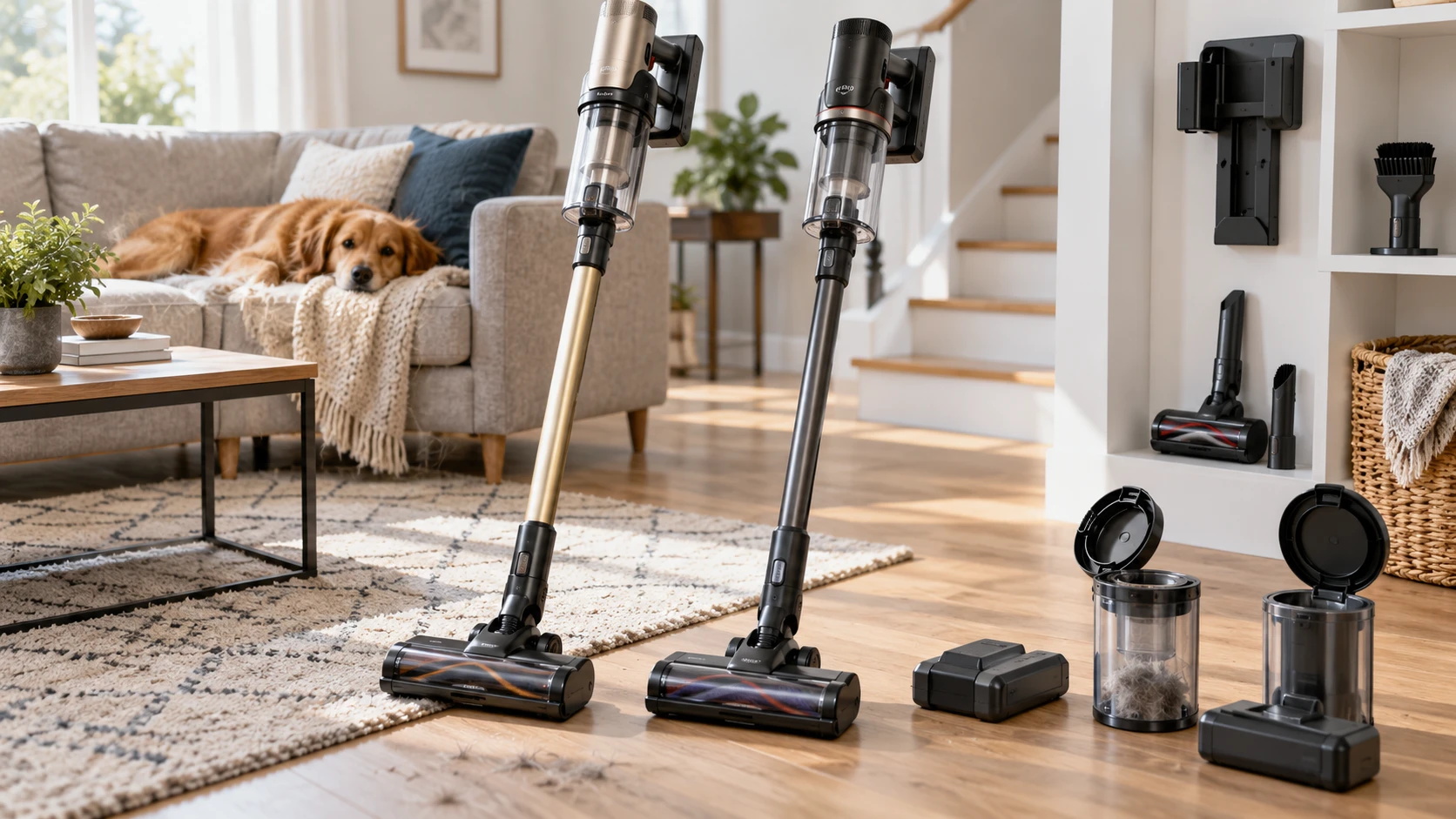 For ILUKAL v18-gold cordless vacuum, consider stated run time, brush care, storage, dust handling, controls, and saved price.
