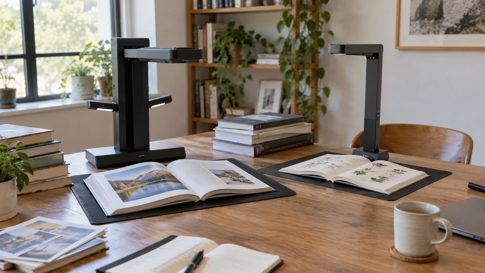 Choosing CZUR ET24 Pro book scanner means weighing desk footprint, lighting, OCR, file output and glossy pages.