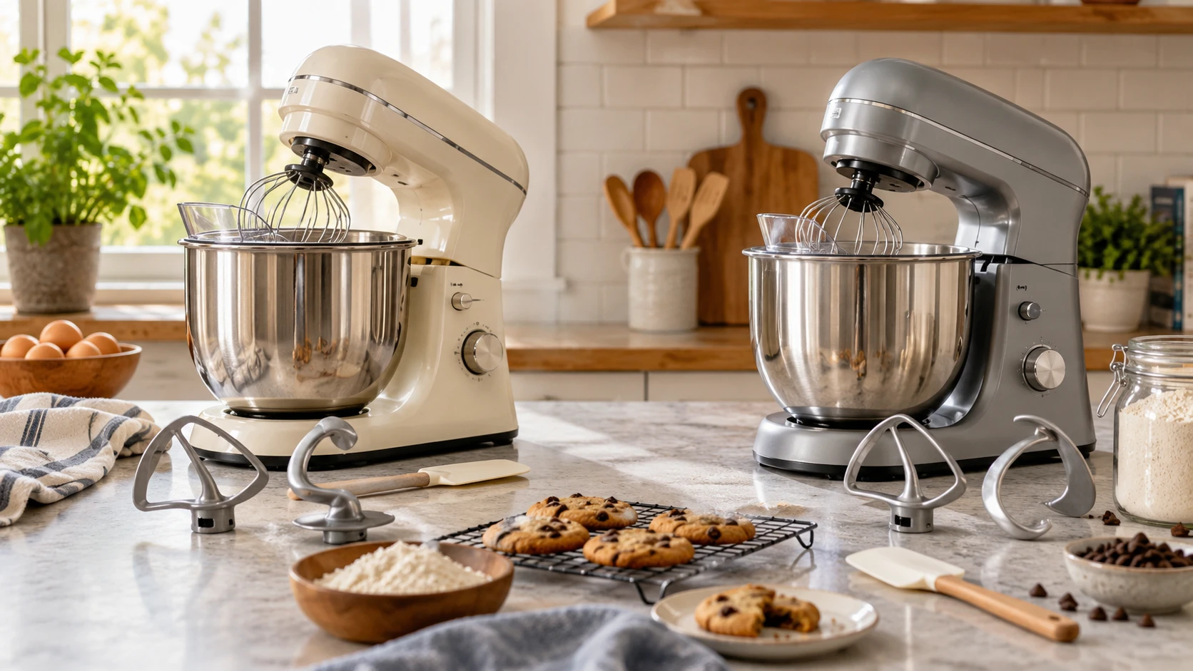 For HOWORK 5-quart stand mixer, consider bowl size, speed controls, timer, attachments, counter clearance, and the batch limits to verify.