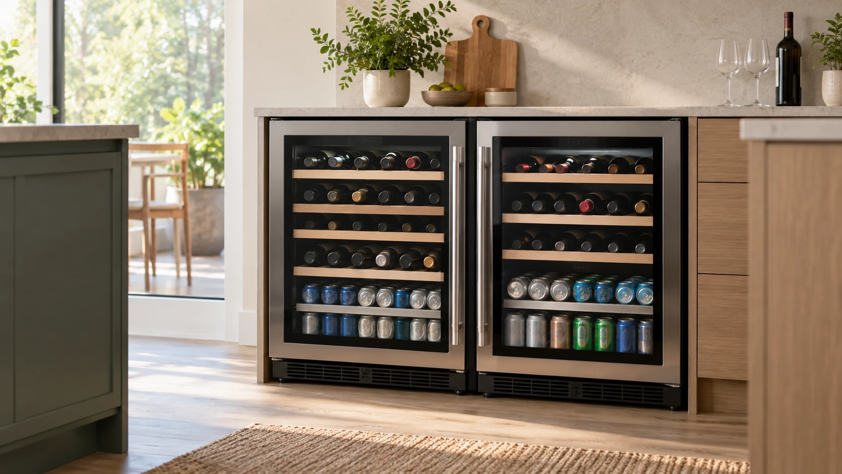 Choosing BEKAY CB120 wine and beverage cooler means weighing bottle and can capacity, temperature zones, fit and lock details.