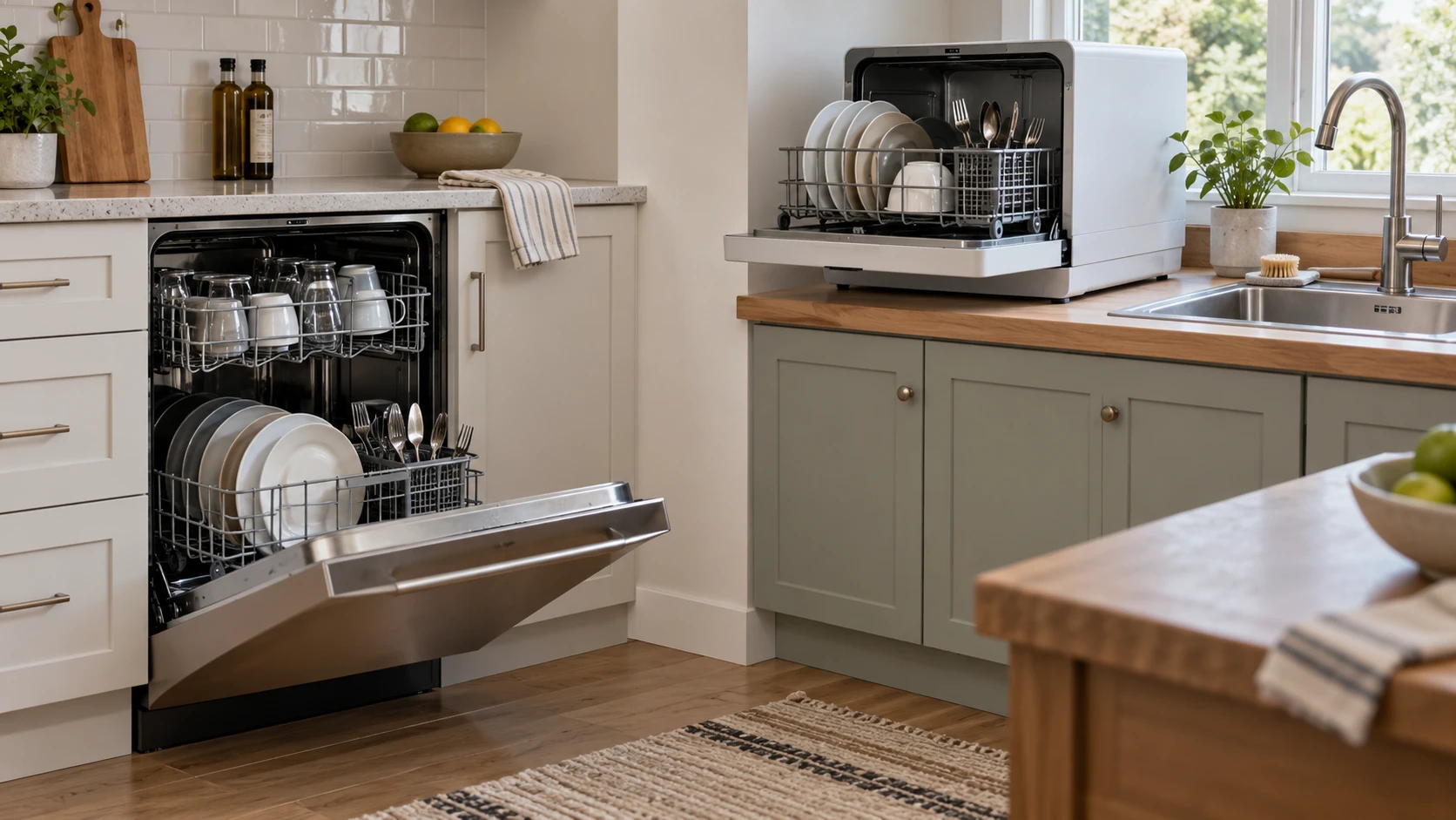 For Kenmore 02214622 built-in dishwasher, consider installation, water and drain paths, loading, cycles, and kitchen space.