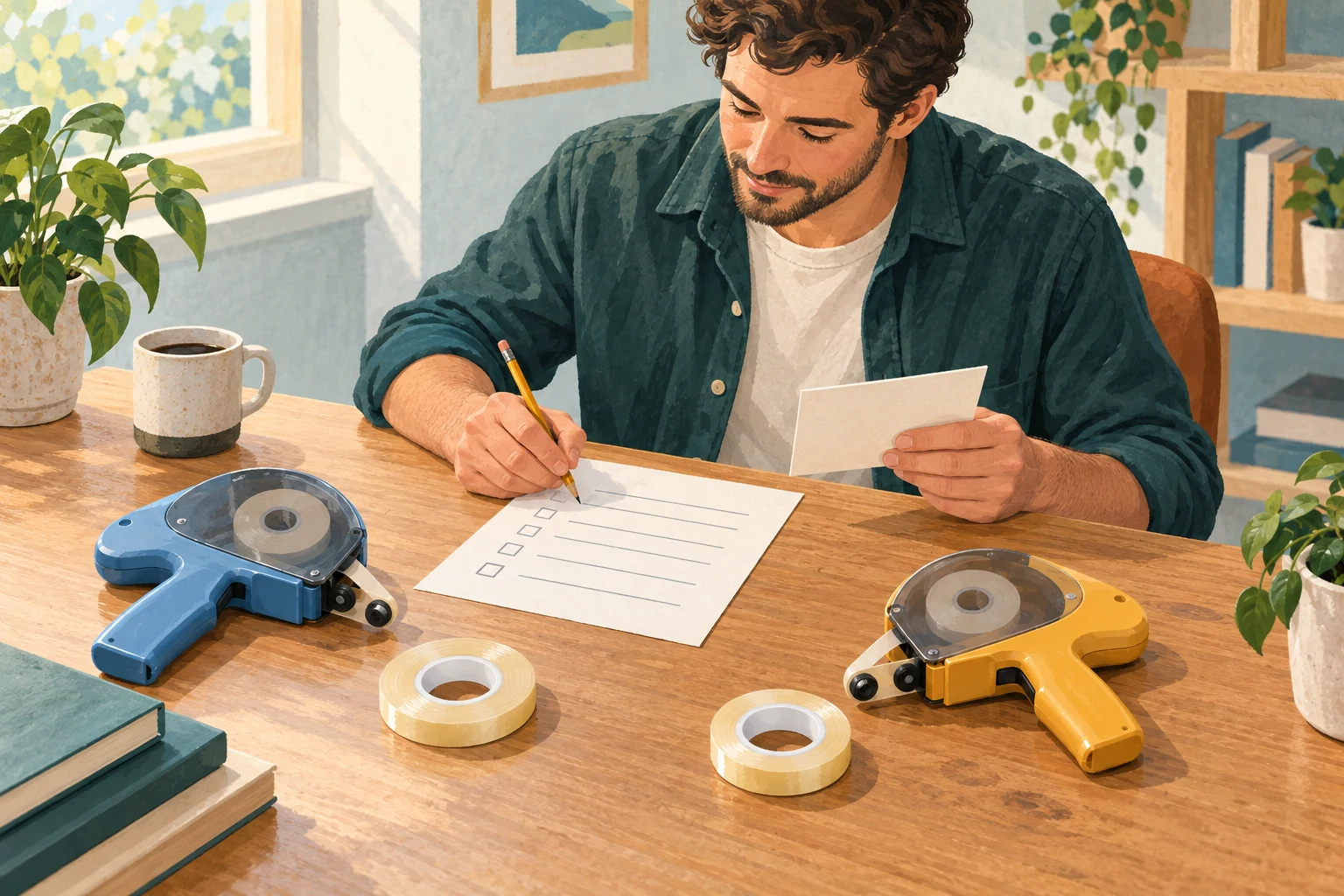 An ATG tape refill record compares model, tape width and adapter notes before a refill purchase.