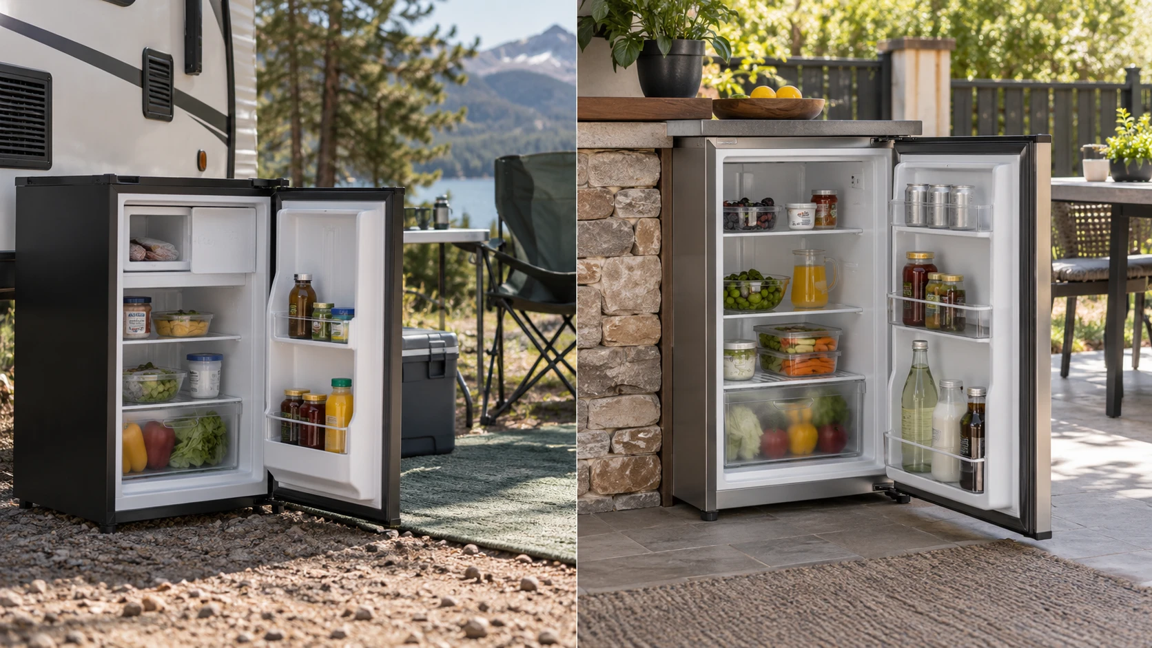 For SMAD DSG-100B2U-A three-way fridge, weigh power source, site approval, door access, and storage layout.