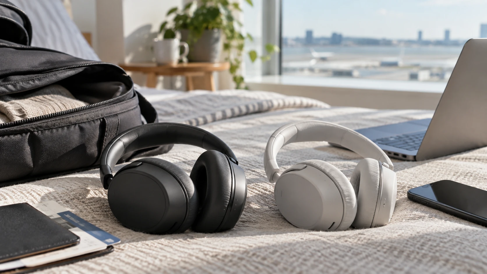 For Sony WH-1000XM5 over-ear headphone listing, weigh noise-control claims, device switching, calls, rated battery life and bundle contents.