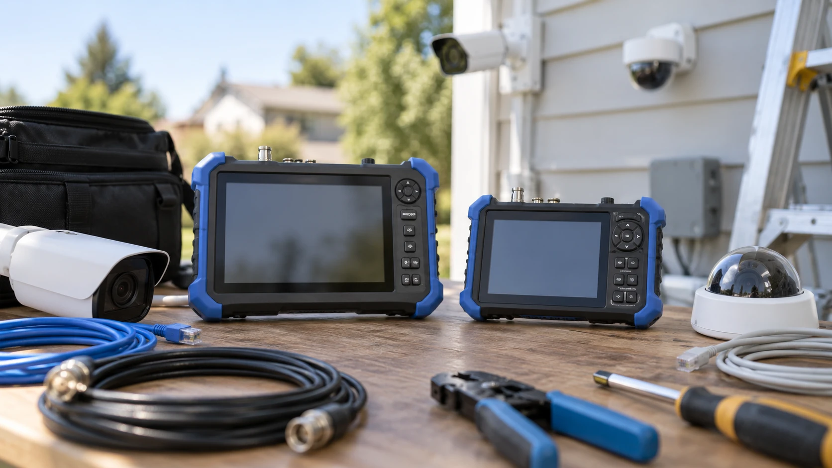 For Eugene Color IPC-5100 camera tester, consider stream formats, display claims, coax and network tools, PoE, battery estimates, and field workflow.