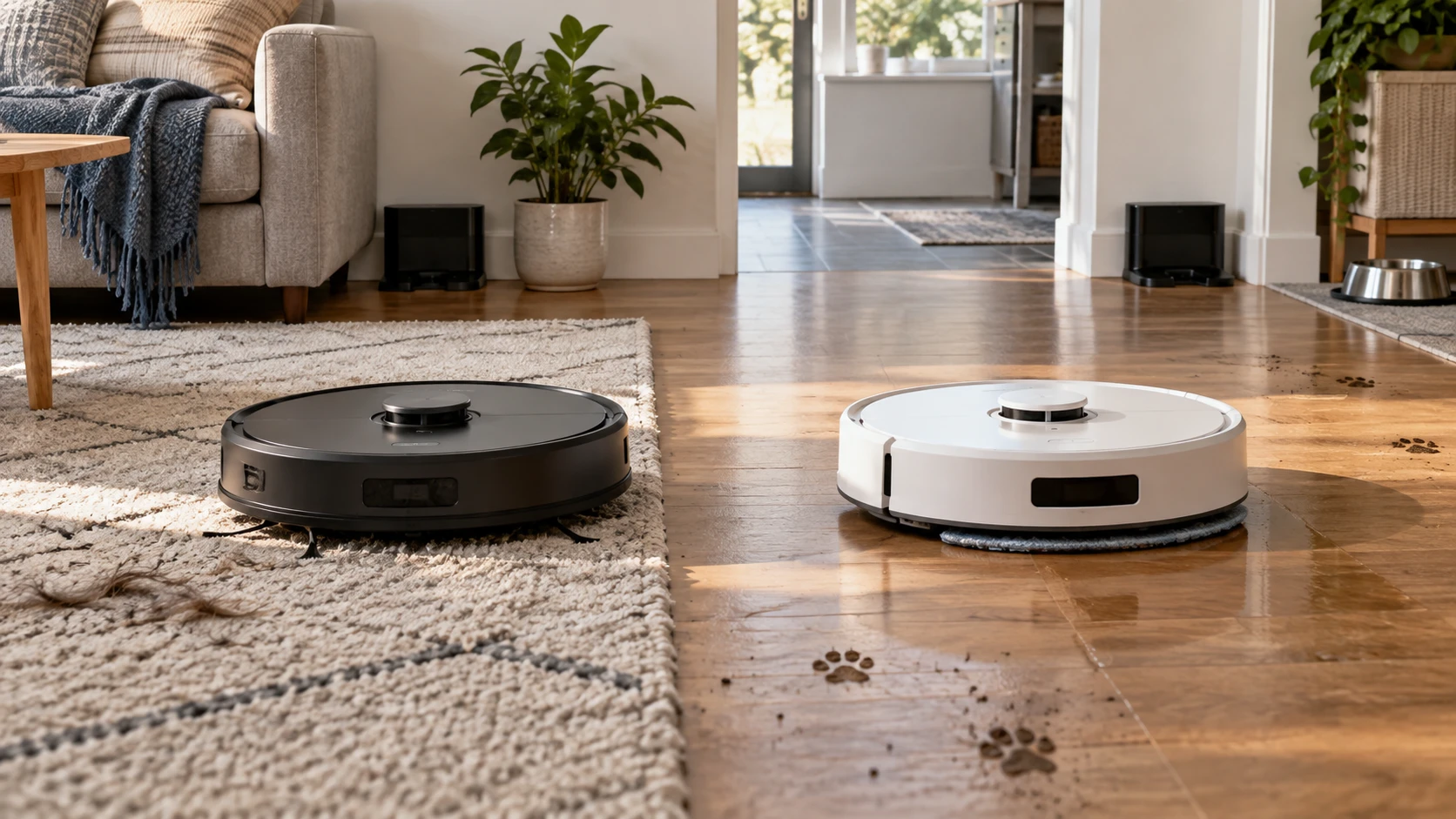 For Triple Tree G6 robot vacuum, weigh suction claims, vacuum and mop functions, runtime, app controls, dock behavior, dimensions, and maintenance.