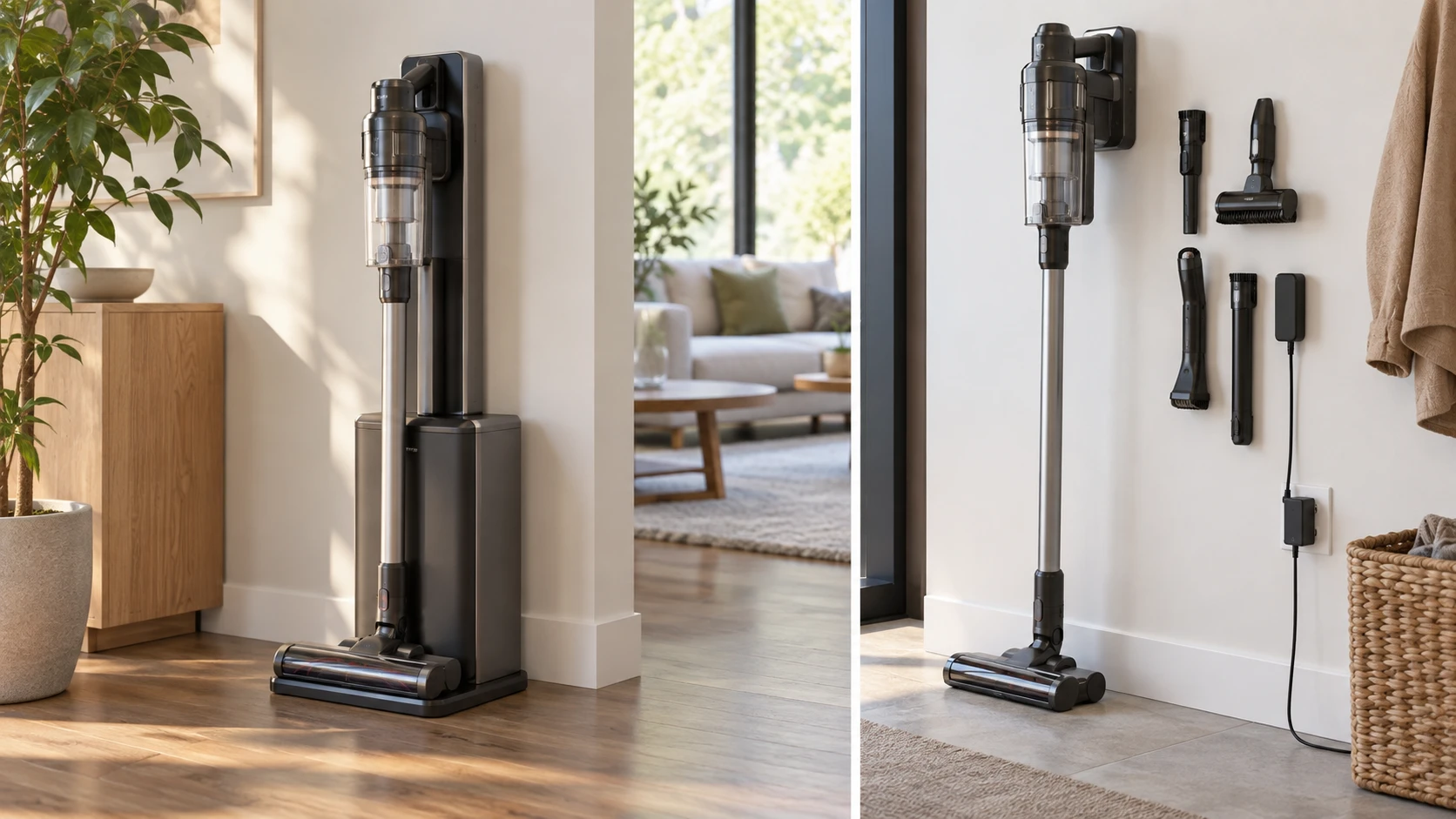 For WAA self-collecting stick vacuum, weigh storage, batteries, tools, handling, and upkeep.