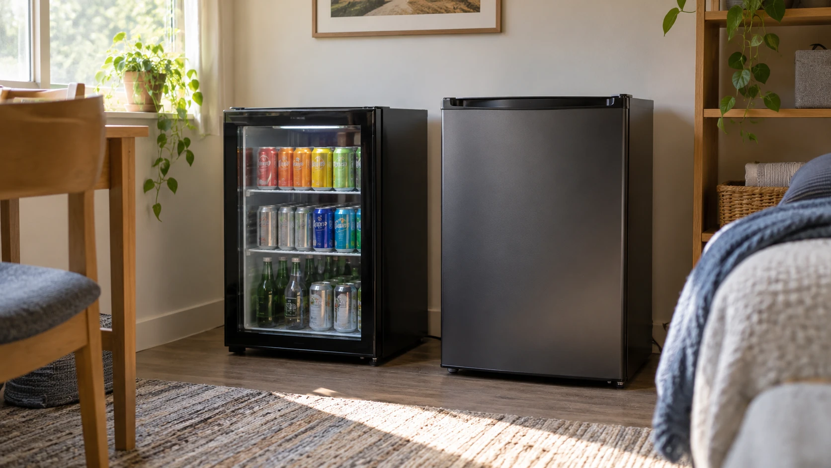 For FORCLOVER 60-can beverage cooler, consider temperature claims, capacity, door access, fit, controls, and intended use.