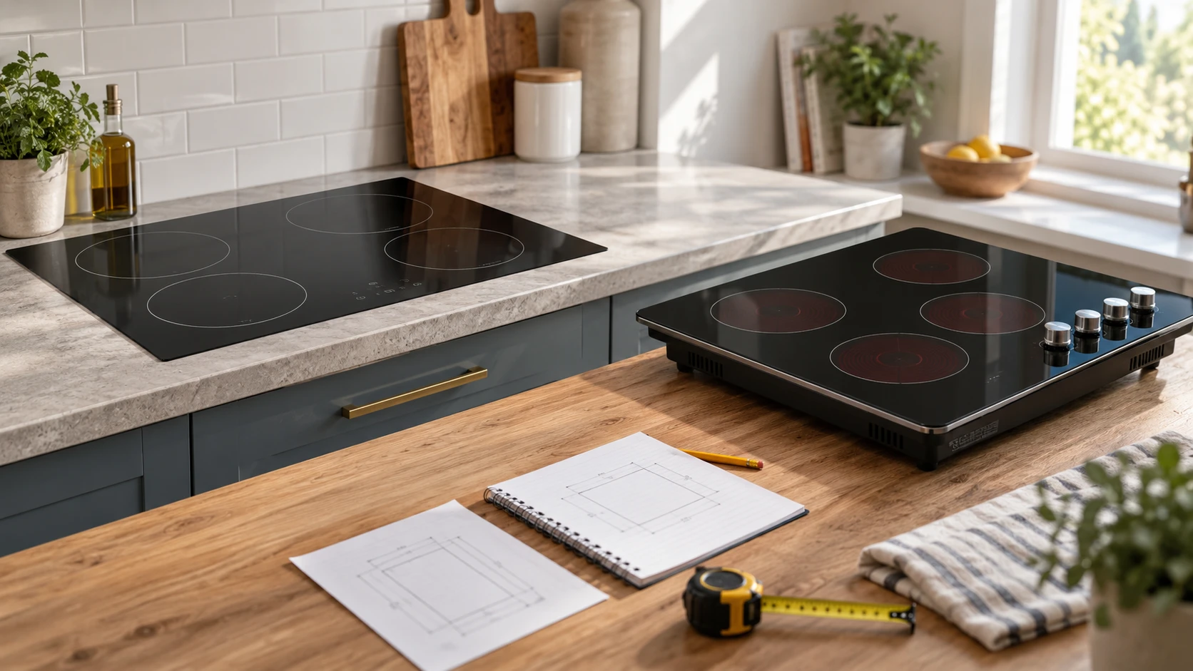 Choosing Adorer CH-4B ceramic cooktop means weighing electrical supply, counter cutout, controls and heat indicators.