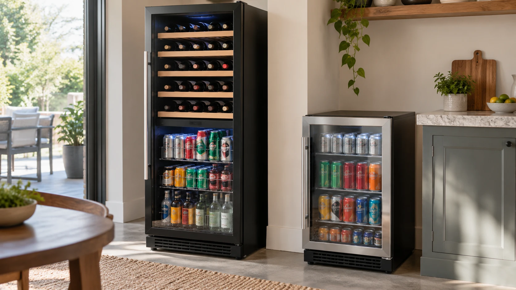 Choosing Costway 24-inch wine and beverage refrigerator means weighing wine zones versus can storage, placement and daily access.