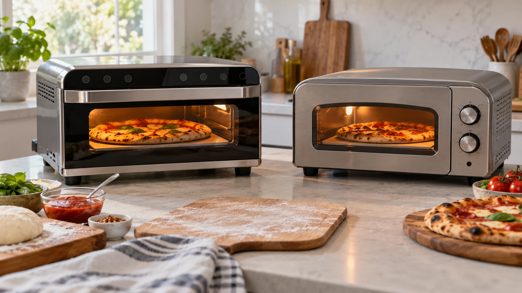 For advwin PT108 pizza oven, weigh heat controls, stated cooking times, 12-inch fit, pizza styles, and kitchen workflow.