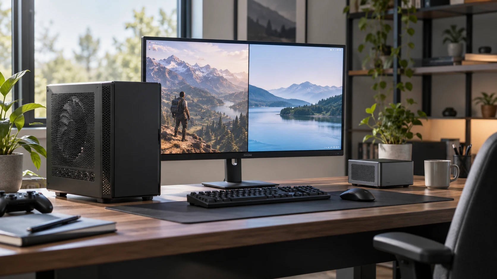 For Kinupute MV300 gaming mini PC, consider discrete versus integrated graphics, installed memory, storage, ports, desk space, and listing identity.