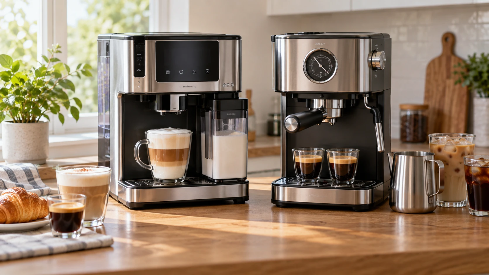 Choosing Bluebow espresso machine means weighing milk drink controls, frothing, temperature, water and cleanup.