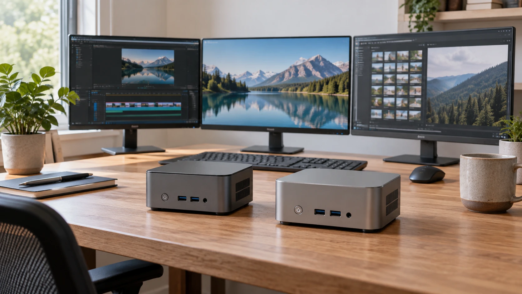 For GMKtec NucBox G10 mini PC, consider memory, storage expansion, display connections, and desk fit.