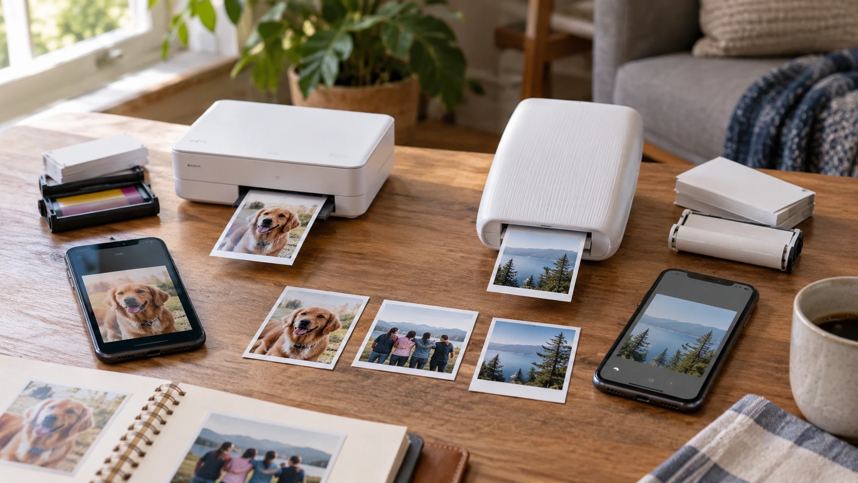 For Kodak Mini2 photo printer, consider 2.1-by-3.4 versus 2-by-3-inch prints, refill media, apps, starter bundle contents, and event printing.