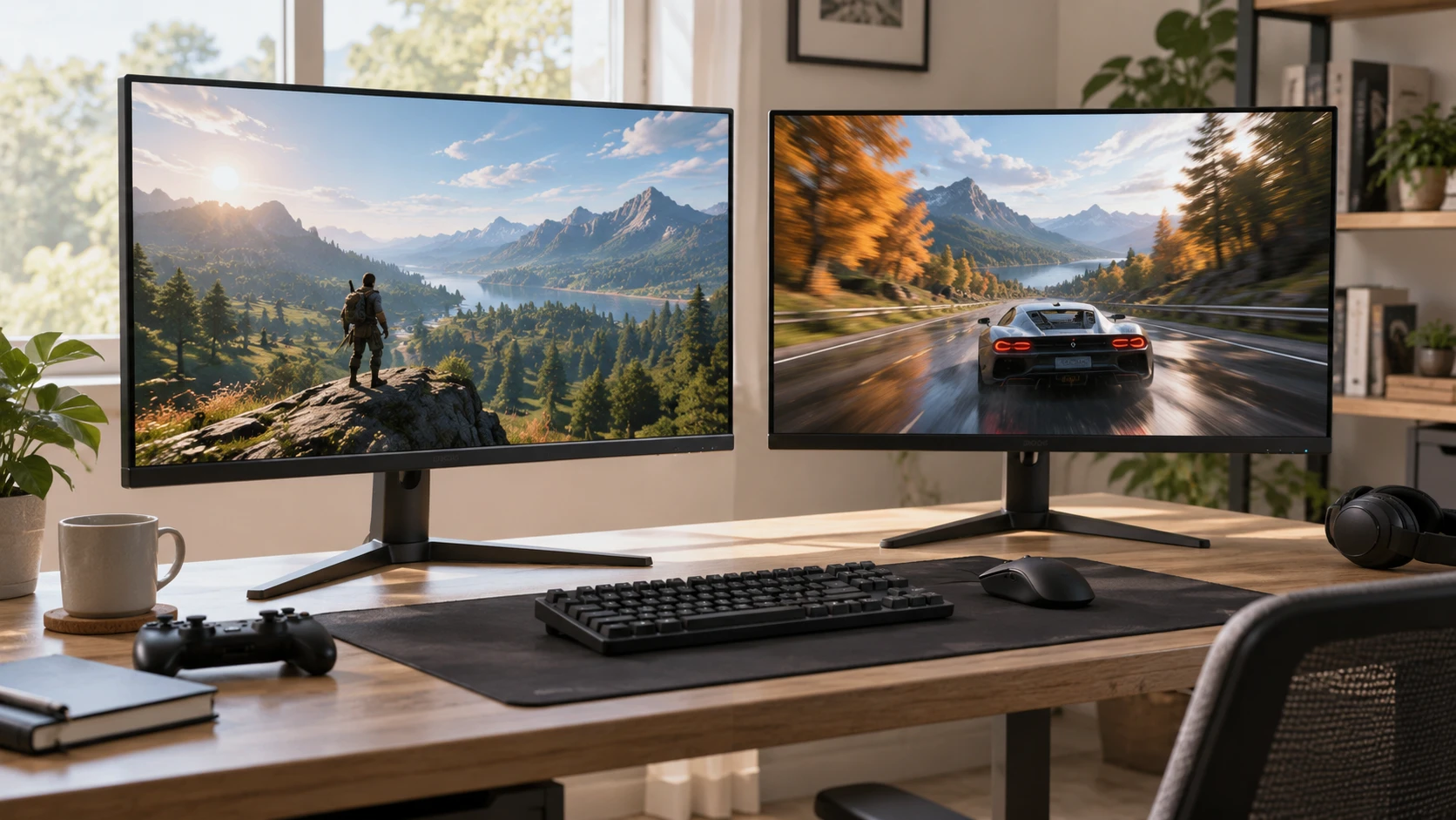 For LG UltraGear 27GR75QB-B gaming monitor, consider refresh rate, port support, restored condition, price, and missing specifications for a gaming desk.
