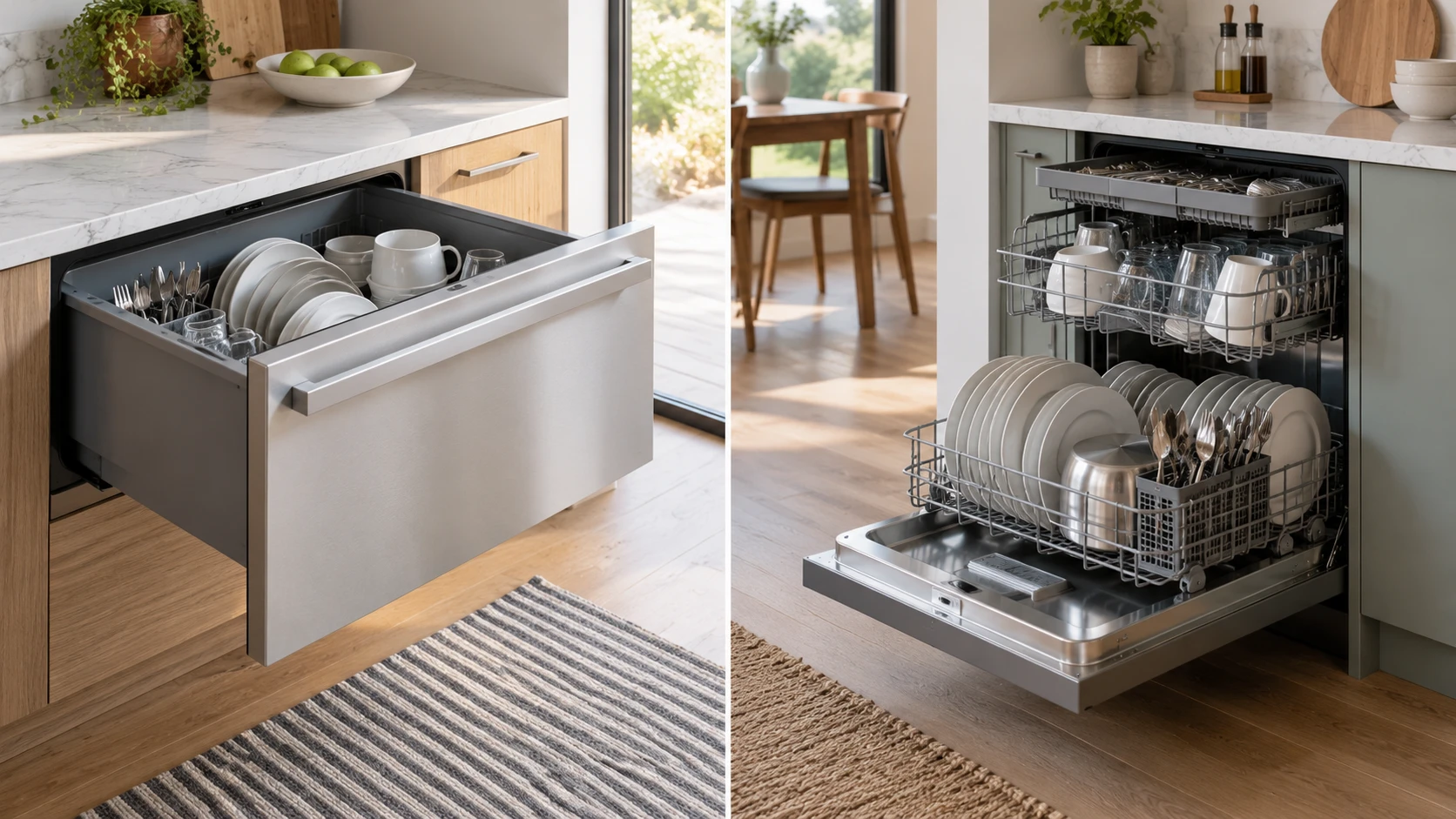 For Fisher & Paykel DD24SAX9 N dishwasher, consider opening, load size, racks, cycles, drying, and saved price.