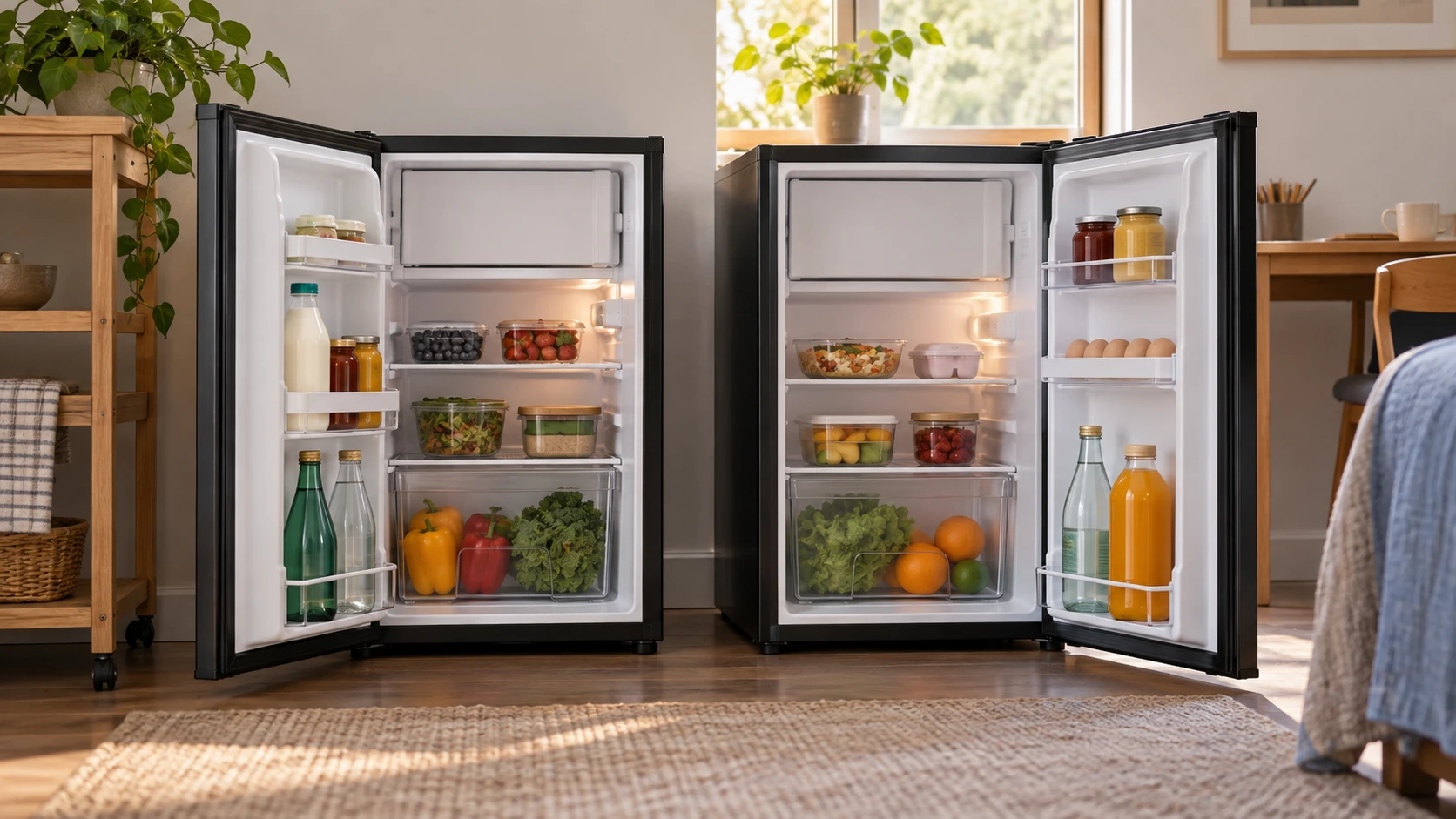 For Hupicker 4.3-cu-ft single-door fridge, consider fresh and freezer space, thermostat evidence, shelves, door fit, noise, and energy claims.