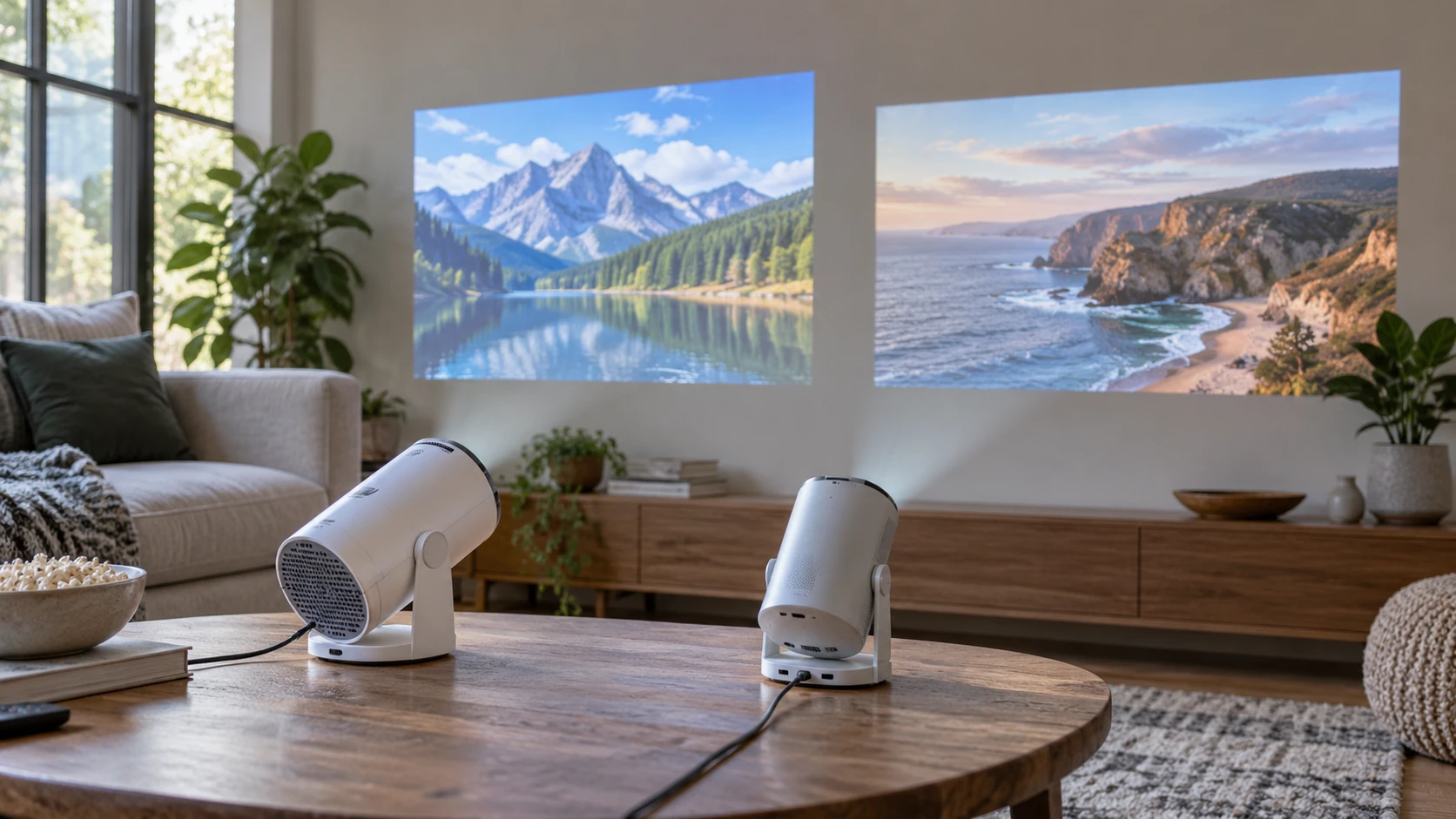 For Haiyanuo K1 mini projector, consider rotation, keystone correction, wireless connections, ports, and the room setup they require.
