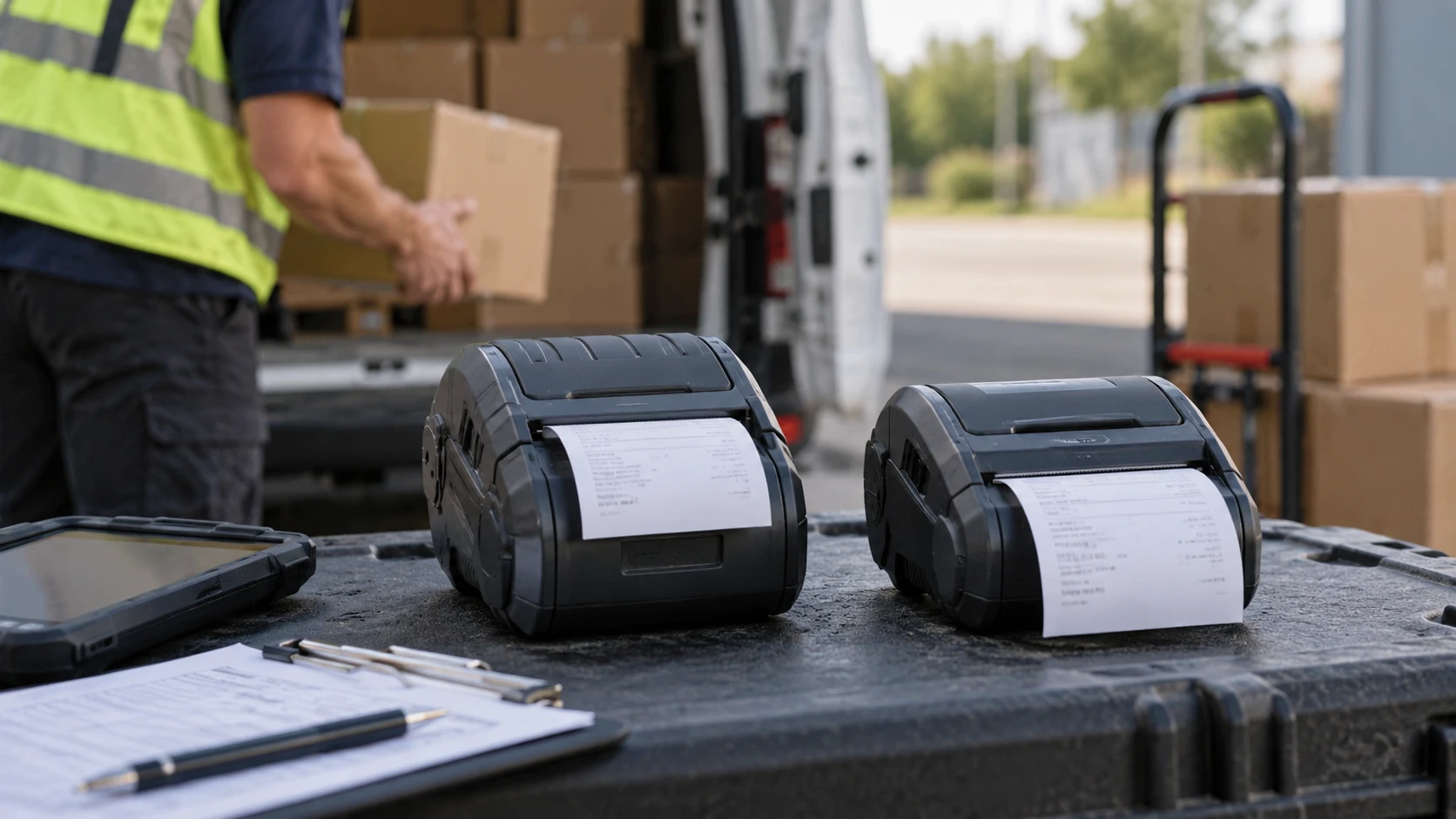 For Honeywell RP4 mobile thermal printer, consider receipt workflow, stated width and speed, connectivity, IP54 rating, and integration checks.