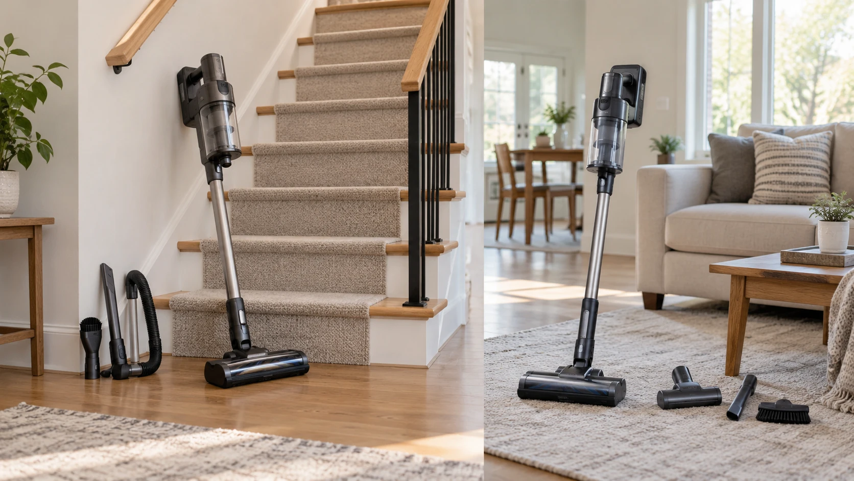 For Poweart V870 cordless stick vacuum, weigh battery claims, handling, tools, dust bins, filtration, and cleaning stairs or everyday floors.