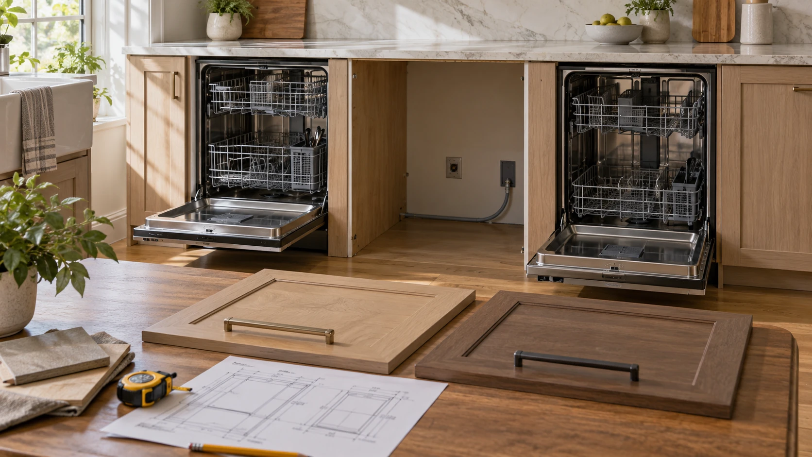 For Koolmore KM-DW2445-PR dishwasher, consider rack layout, stated sound, panel planning, and the measurements to verify before ordering.