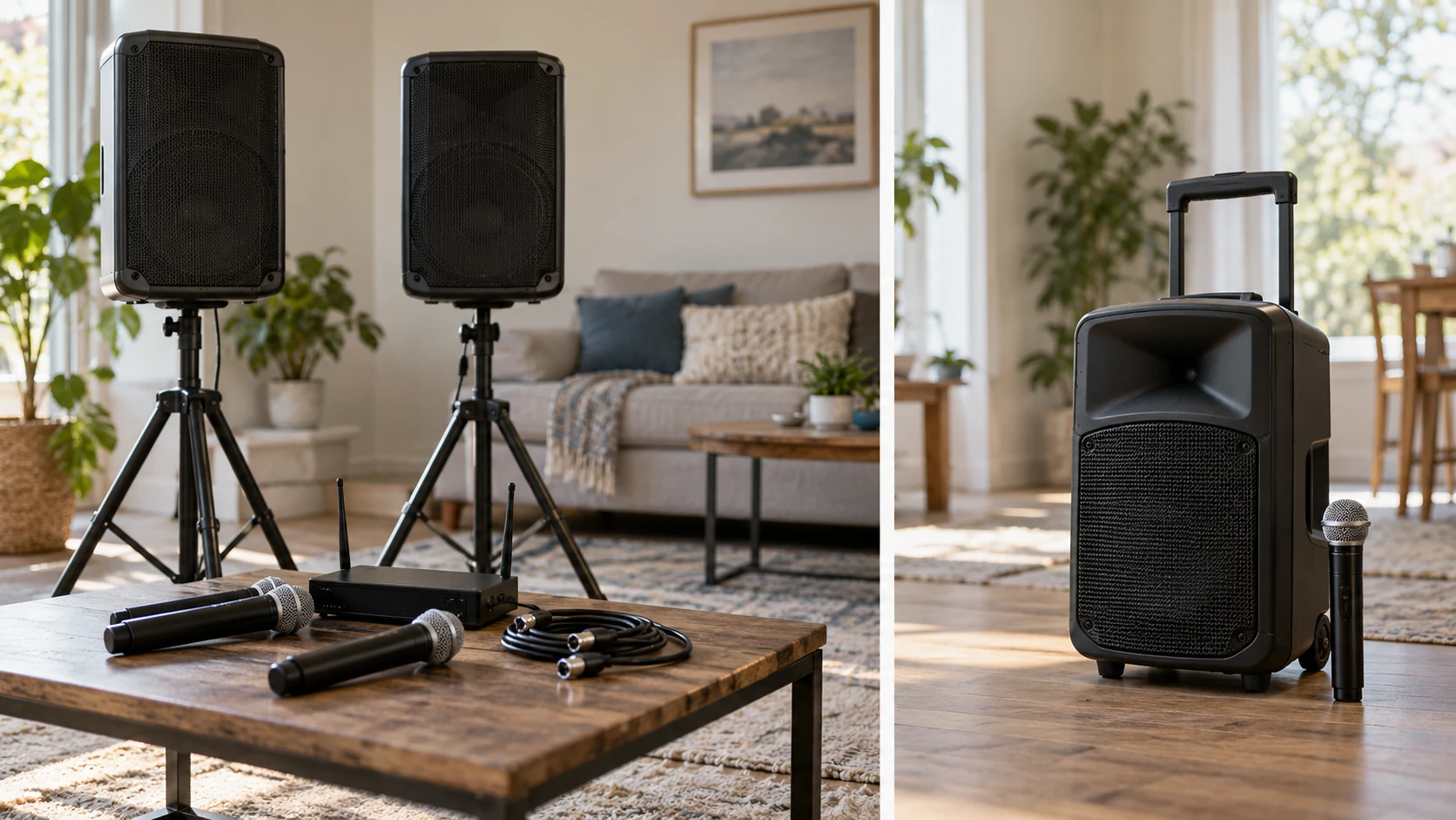 For NYC Acoustics N10AR karaoke bundle, weigh setup, inputs, battery planning and transport.