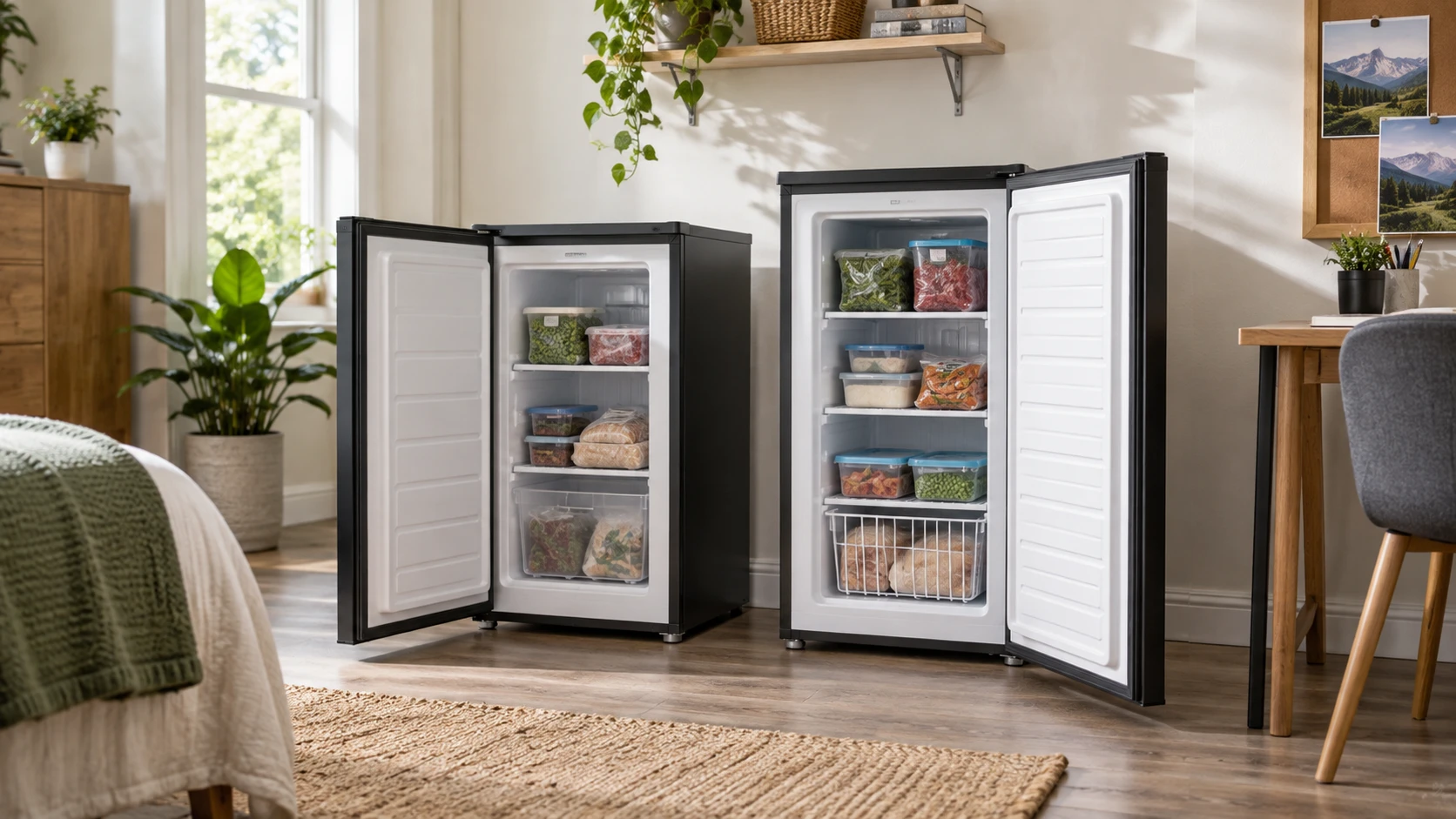 Choosing Bangson 2.1 cu. ft. upright freezer means weighing frozen-food access, room footprint and usable capacity.