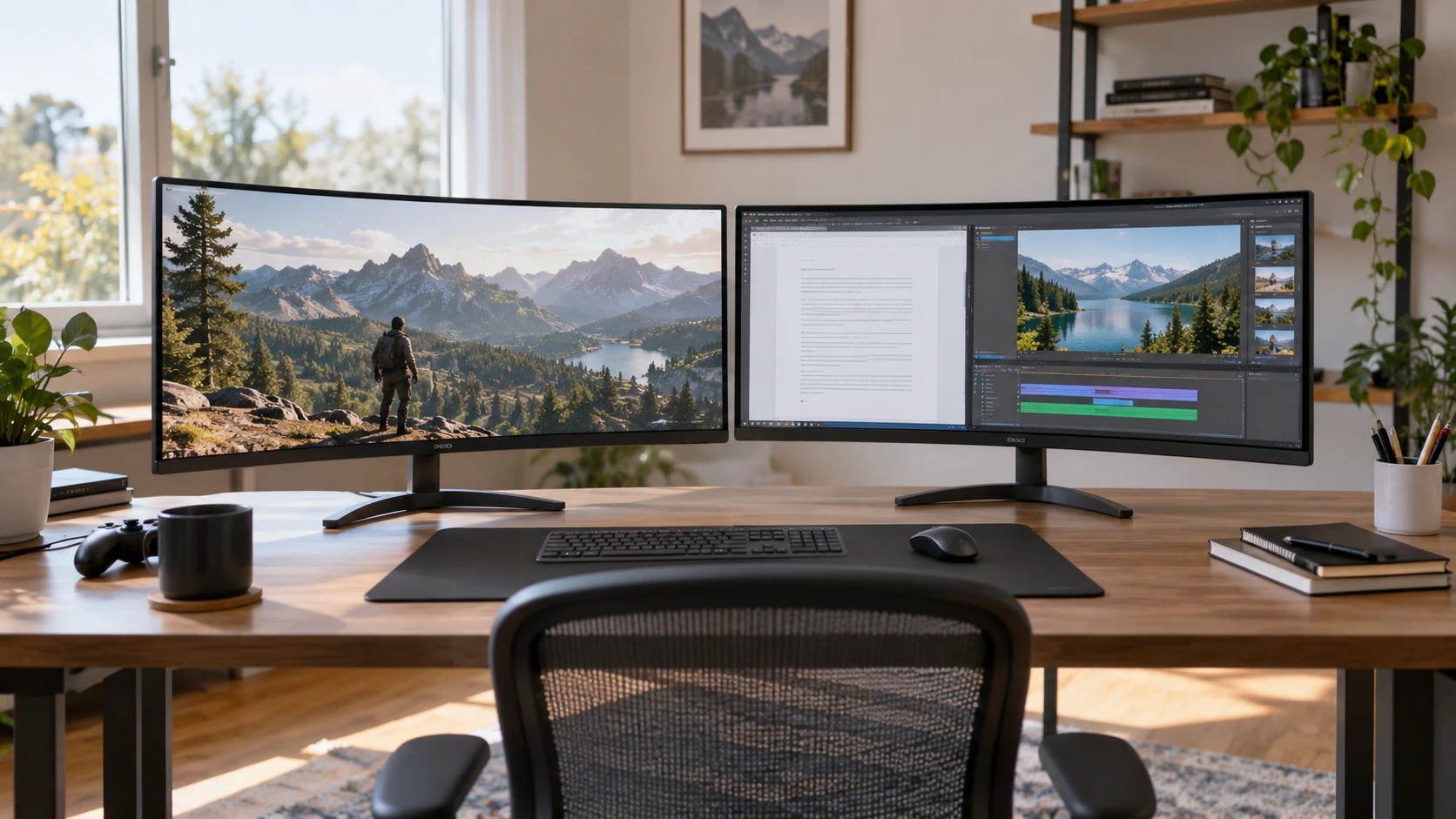For Omen 34c curved monitor, weigh refresh rate, stated resolution, response-time modes, stand and mount details, inputs, and audio.