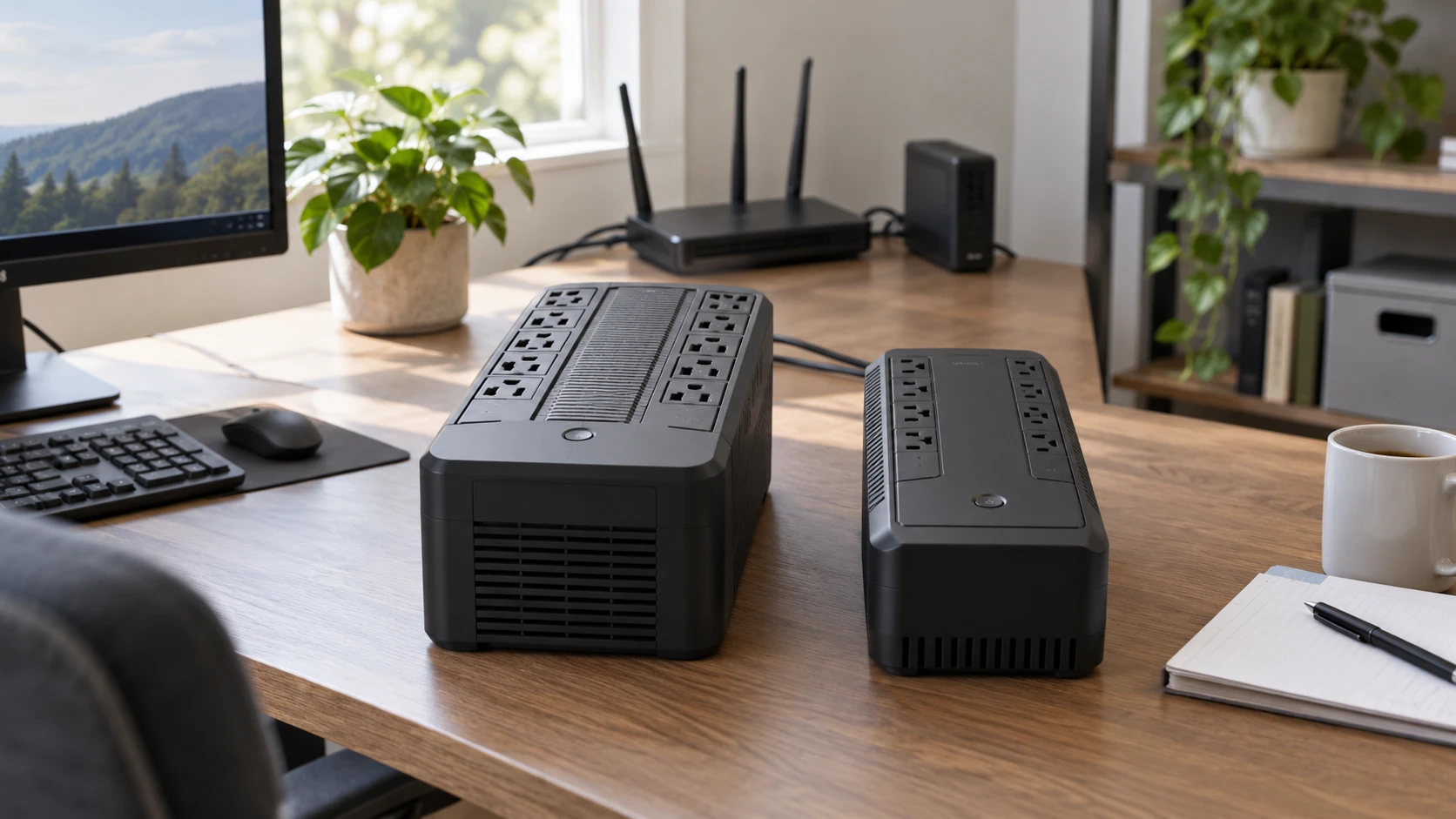 For Minuteman EN750G UPS, consider protected load, outlets, waveform, mounting, cloud monitoring, battery service, and missing runtime evidence.