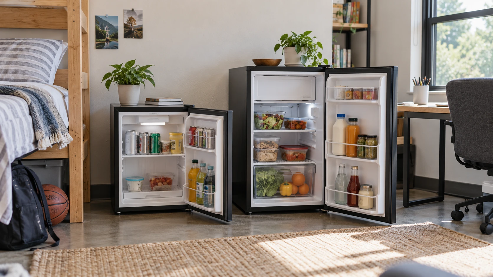 Choosing BC-47 1.7 cu ft mini fridge means weighing compartment size, door access, temperature and energy use.