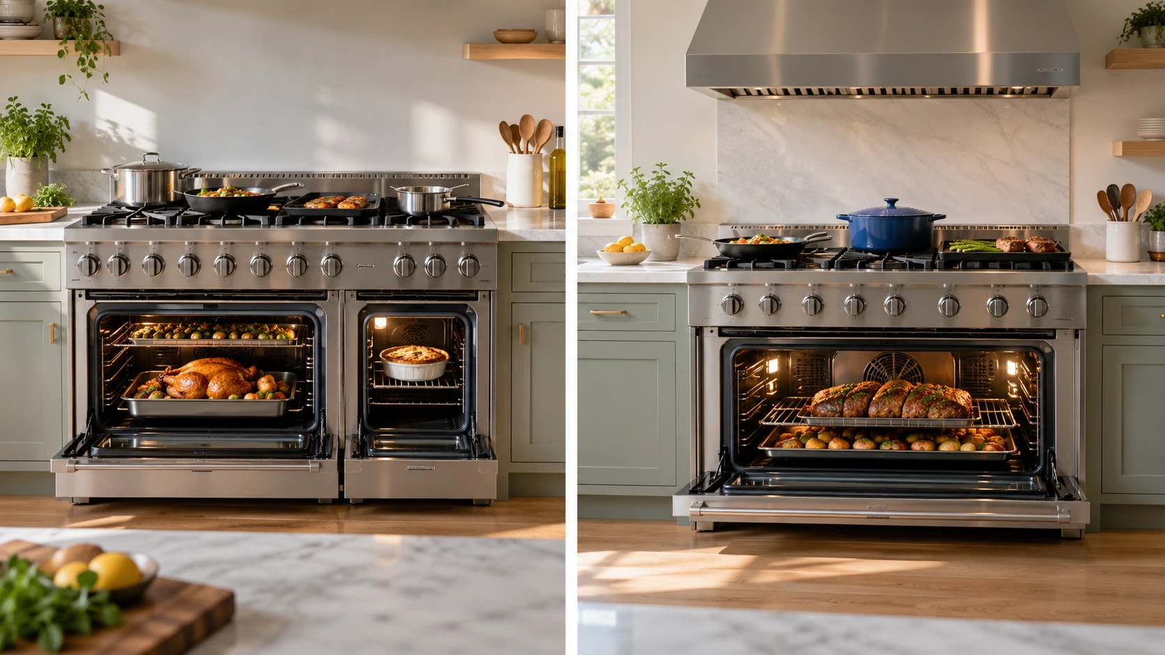 Choosing Akicon 48-inch gas range with two ovens means weighing oven layout, burner ratings, ventilation and fuel requirements.