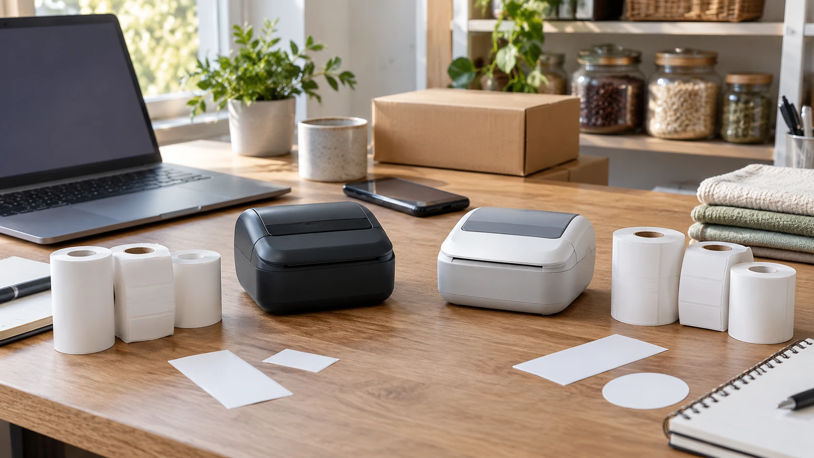 Choosing Bybiment M220 thermal label printer means weighing label stock, Bluetooth app, USB setup and running costs.