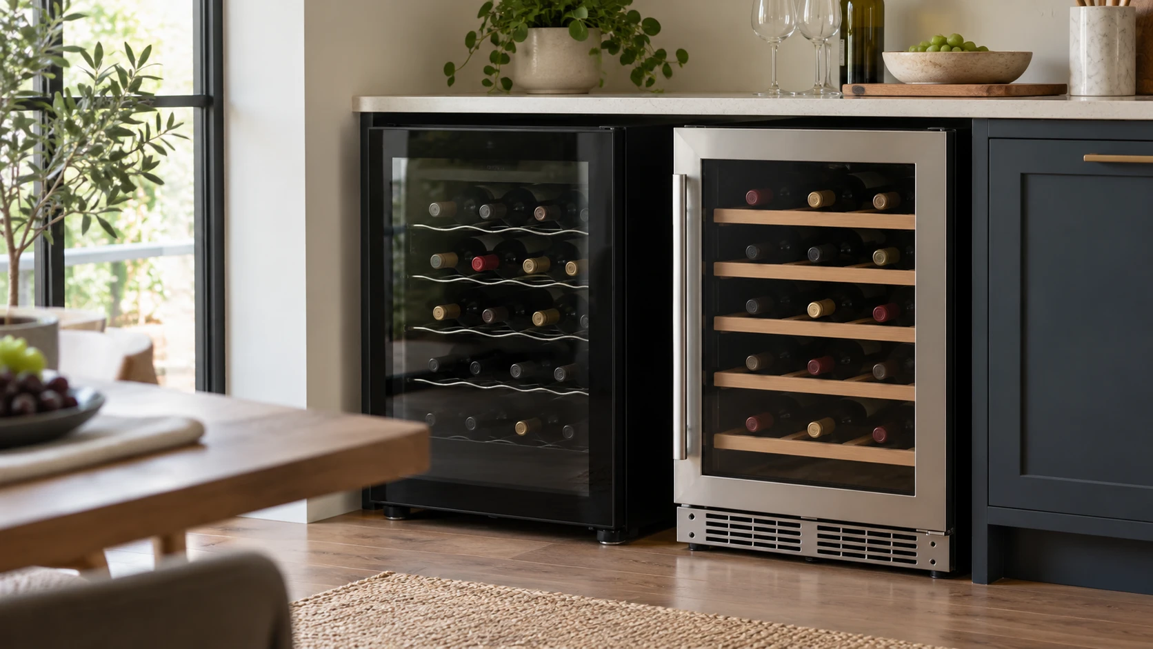 For Whynter WC-201TD thermoelectric wine cooler, weigh cabinet fit, controls, doors, bottle mix, and saved price.