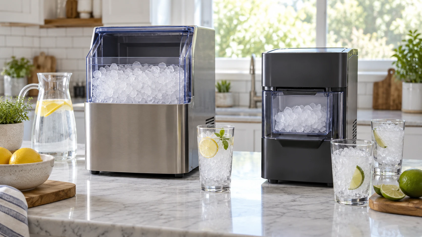 For Gevi 1000C countertop nugget ice maker, consider daily output, basket capacity, first servings, water supply, counter fit, and cleanup.