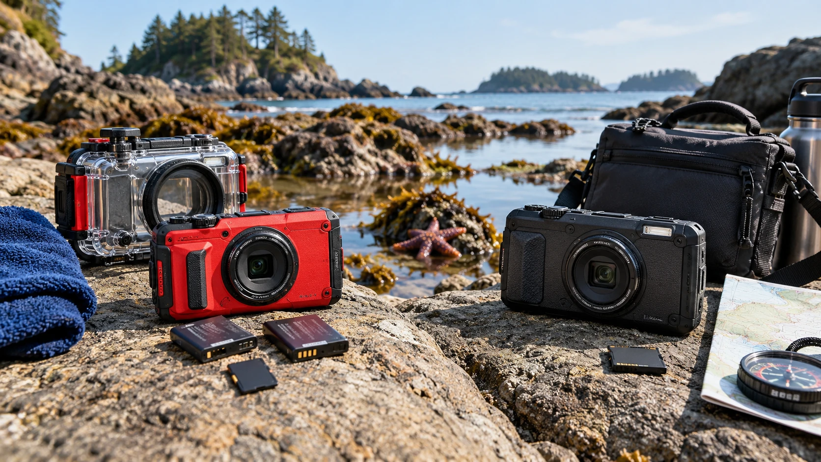 For OM SYSTEM Tough TG-7 bundle, weigh underwater planning, close-up reach, video, charging, supplied accessories, and the specifications to verify before travel.