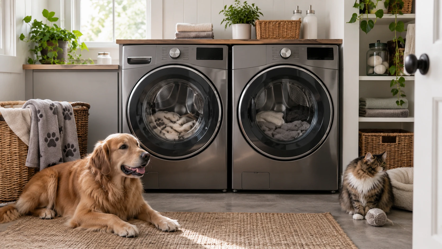 For Maytag MFW7020RF Pet Pro washer, consider pet-hair filtering, detergent dosing, wash cycles, connected controls, fit, and saved price.